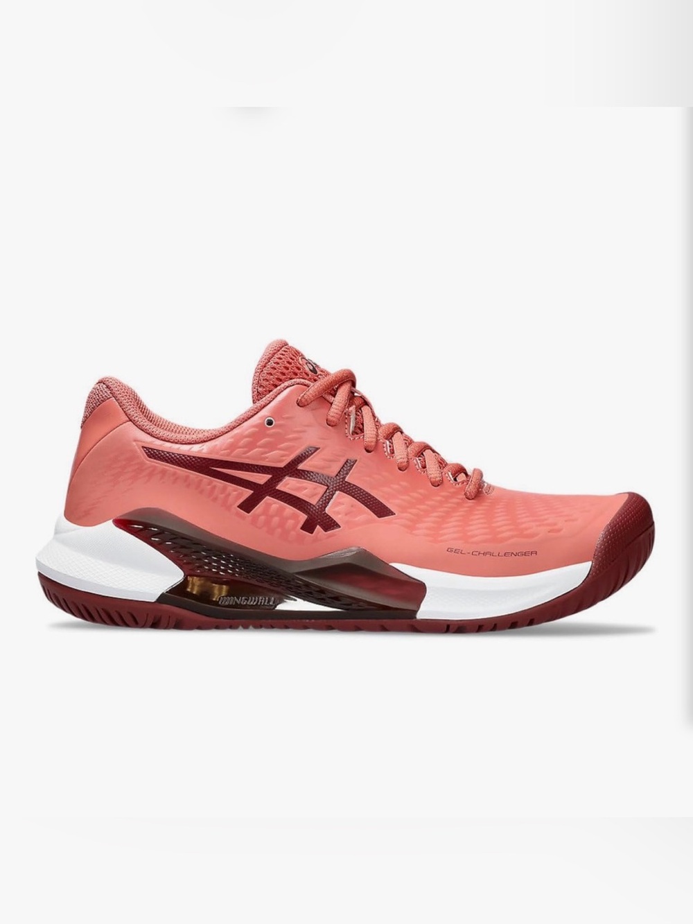 ASICS Women's Gel-Challenger 14 Tennis Shoes, 8, Light Garnet/Antique RED EUC